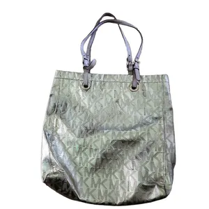 Michael Kors Bag Womens‎ Size Tote Gold Logo Pattern Double Handles Designer thumbnail 2