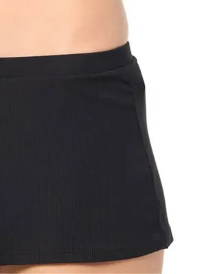 florence by mills nwt Do Not Disturb Cozy Ribbed Modal Sleep Short, Black, Small thumbnail 2