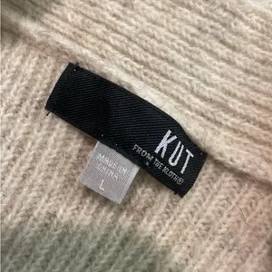 Kut from the Kloth Ivory Ribbed Knit Sweater thumbnail 2