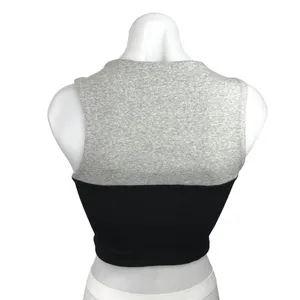 Camilla Valentina Womens Black Sleeveless Key Hole Neckline Casual Crop Top Sz S thumbnail 2