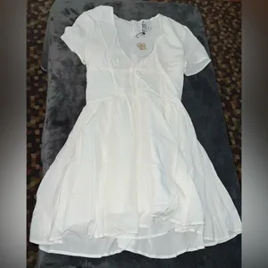 Princess Polly Pasque Mini Dress in White Size 6 New with tags thumbnail 5