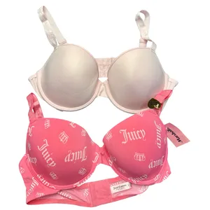 Juicy Couture Pink Bra Set Womens 40C Y2K Lingerie Set NWT Vintage Style thumbnail 3