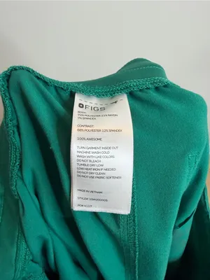 FIGS Yola High Rise Scrub Pants Womens 3XL Petite Green Straight Leg Cargo thumbnail 6