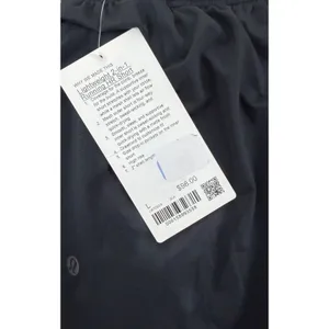 Lululemon Mesh Outer Short High Rise 2" Running Shorts Black Size L NWT thumbnail 8