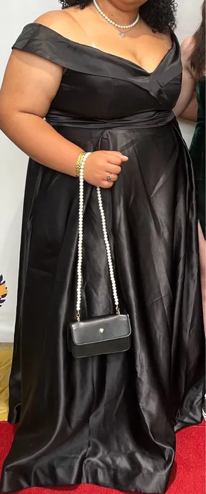 Classy Black Dress Shein thumbnail 1