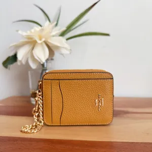 NWT Coach Leather‎ Zip Card Case thumbnail 3