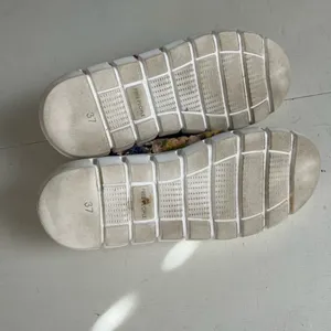 FREE PEOPLE- Catch Me If You Can Crochet Sneakers Multi Color Size 7 thumbnail 7
