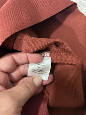 Lilly’s Kloset Size Small Brown Ruffle Bandage Bodycon Midi Dress thumbnail 8