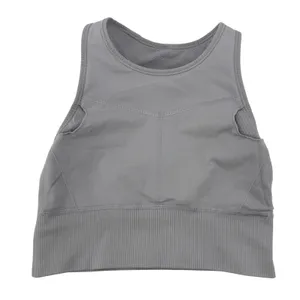 Lululemon Ebb to Train Sports Bra Medium Support C/D‎ Cup Stargaze Gray Women 6 thumbnail 3