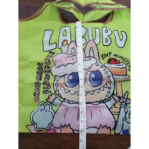 Labubu Chic Kawaii Retro Eco Friendly Trendy Packable Sturdy Reusable Nylon Bag thumbnail 4