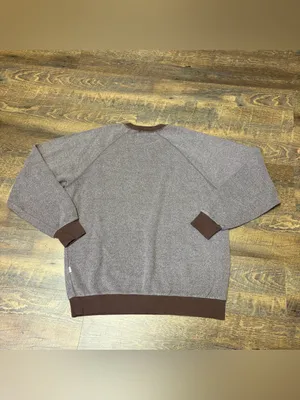 Feat Clothing BlanketBlend Womens Large Brown Pullover Crewneck Soft Sweatshirt thumbnail 10