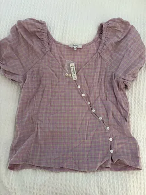 Madewell Plaid Shirt Button Down thumbnail 3
