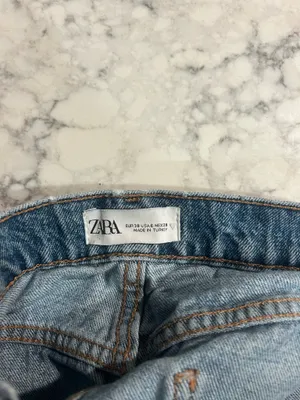 ZARA Denim Shorts High-Rise thumbnail 4