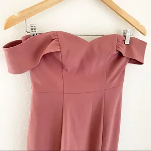 Likely‎ Bartolli Off Shoulder Mermaid Gown Rose Pink 0 NWT thumbnail 6