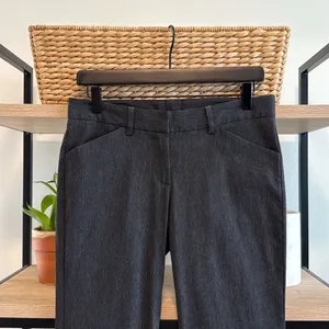 Express Vintage Editor Flare Mid-Rise Woven Dress Pant Trouser, 4 thumbnail 2
