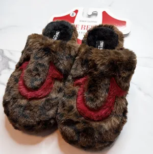 True Religion Leopard Slippers thumbnail 2