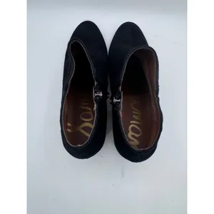 Sam Edelman‎ Ankle Boots Women's Suede Side Zip Pointed Toe Black 8M thumbnail 6