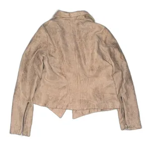 Size‎ Large Y2K Rampage Tan Faux Suede Zipper Light Jacket thumbnail 2