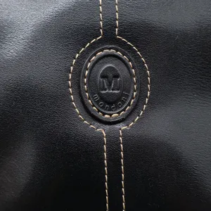 Mondani Shoulder Bag Women's Large Hobo Black Faux Leather Contrast Stitch thumbnail 2