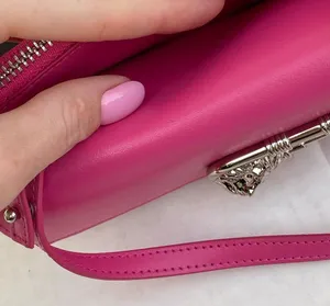Versus by Versace Pink Leather Wallet Bag w/Medusa thumbnail 11