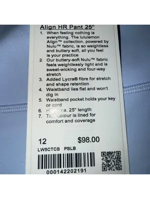 Lululemon align HR pant 25” thumbnail 3