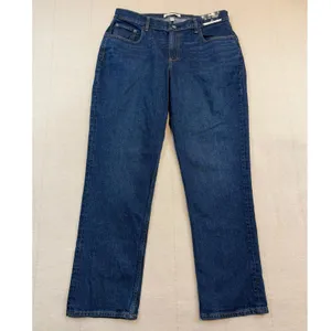 NWT‎ Abercrombie & Fitch | The '90s Straight Mid Rise | Women's 31R Curve Love thumbnail 2