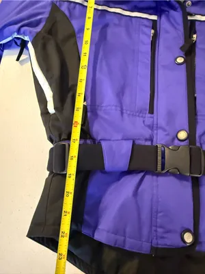 Obermeyer Ski Jacket Womens Sz10 Blue Hooded Full Zip Coat Windbreaker Insulated thumbnail 5