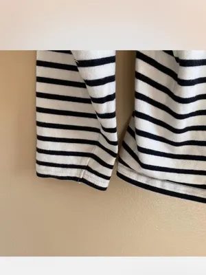 Zara striped long sleeve shirt thumbnail 9