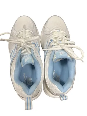 New Balance 857 wms white baby blue low top sneakers sz 9D SKU 10-370 thumbnail 13