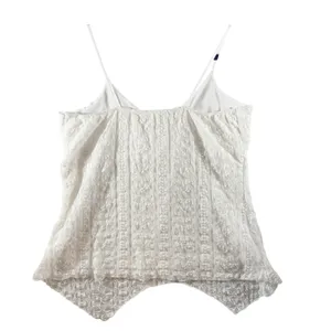 345‎ | Teenie Weenie Womens Lace Cami Top 2X Ribbon Fairycore Babydoll White thumbnail 2