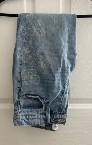 Lucky Brand Floral Embroidered Jeans thumbnail 1