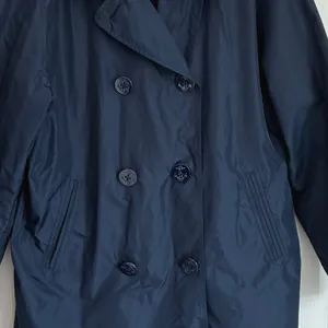 Lauren Ralph Lauren Womens‎ L Navy Nylon Double Breasted Pea Coat US/67 thumbnail 8