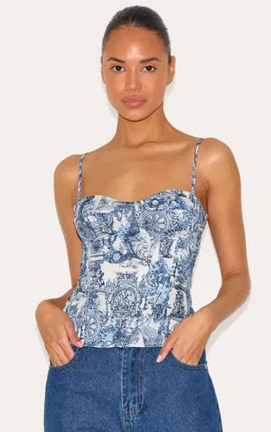 Pretty Little Thing Corset Top thumbnail 1