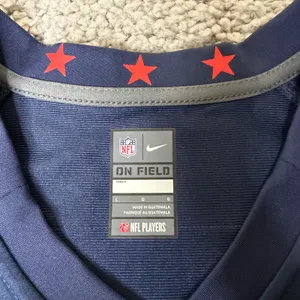 Nike Tennessee Titans NFL Jersey Navy Blue Women Large Loose Fit On Field New thumbnail 4
