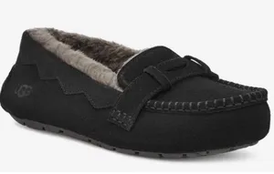 UGG Willow Slipper - Women's, Black, Size 12, NWOT Display pair thumbnail 1