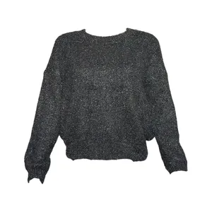 SÉZANE Zephir Oversized Knit Jumper, Black, XS thumbnail 5