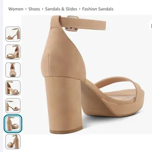 - New Marco Republic tan platform block heeled sandals size 6.5 thumbnail 4