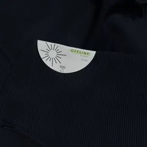 NEW Offline By Aerie 7/8 Leggings Ribbed Hi Rise Black Athletic Stretch XXL‎ thumbnail 8