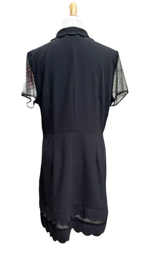 Maison Jules xl black scallop dress lbd thumbnail 6