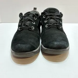 Aravon Shoes Womens 10D Pyper Plain Toe Sneakers Black Leather Lace Up Comfort thumbnail 6