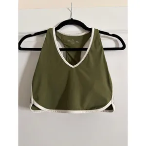OFFLINE Real Me XTRA Longline Track Sports Bra Contrast Piping V-Neck Small thumbnail 5