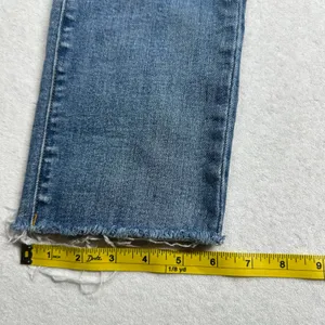 Risen Women’s High Rise Distressed Jeans Size 29 Raw Hem Skinny Ankle thumbnail 9