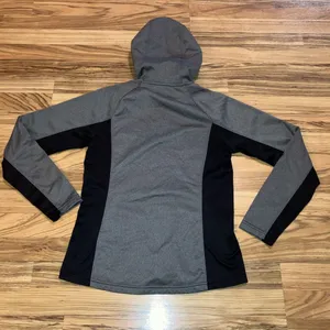The North Face Full Zip Hoodie‎ Women's Size medium, Gray Fleece Active Jacket thumbnail 4