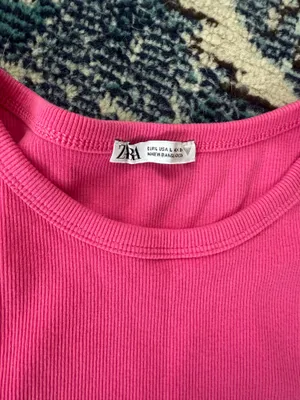 Zara Ribbed Sleeveless Tank Top thumbnail 3