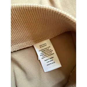 Haven Well Within Taupe Wide Leg Lounge Pants Small Cotton Travel Quiet Luxury thumbnail 9