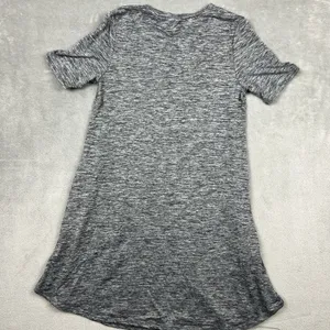 12 pm by Mon‎ Ami Heathered grey short sleeve dress size medium round neck Basic thumbnail 2