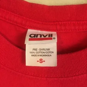 Anvil small‎ southern belle red t-shirt thumbnail 5