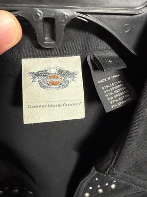 Harley‎ Davidson Women’s Sleeveless Vest Rhinestone Eagle Graphic Large thumbnail 4