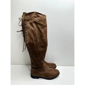 French Connection Over The Knee Boots‎ Womens 6 Brown Jasper Boot New thumbnail 5