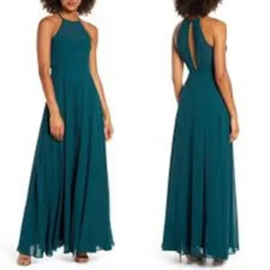 Lulu’s NWT Night of Romance Emerald Green Sleeveless Maxi Dress thumbnail 2